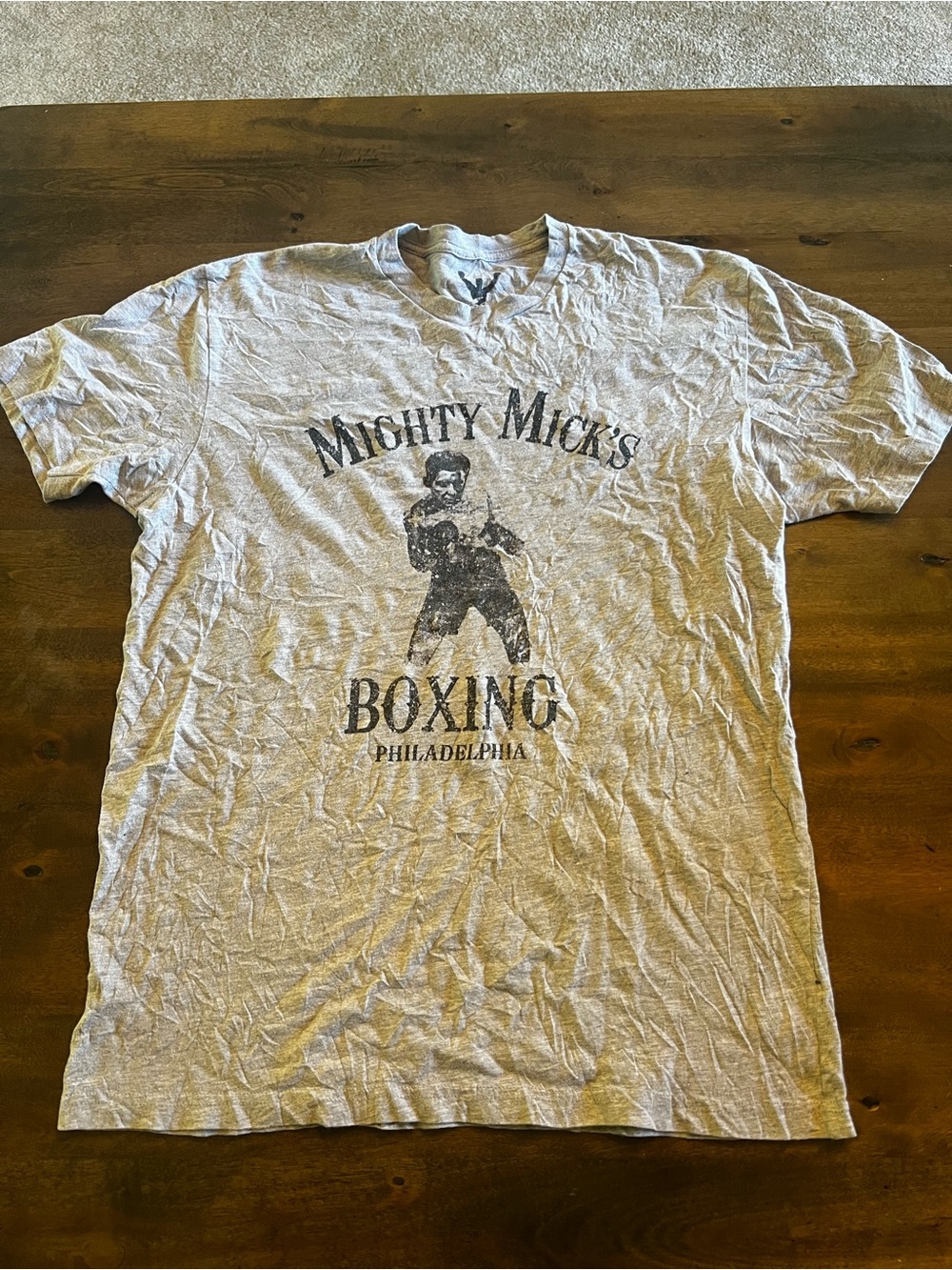 Mighty Mick’s Boxing Philadelphia Graphic T-Shirt Men’s Large Gray